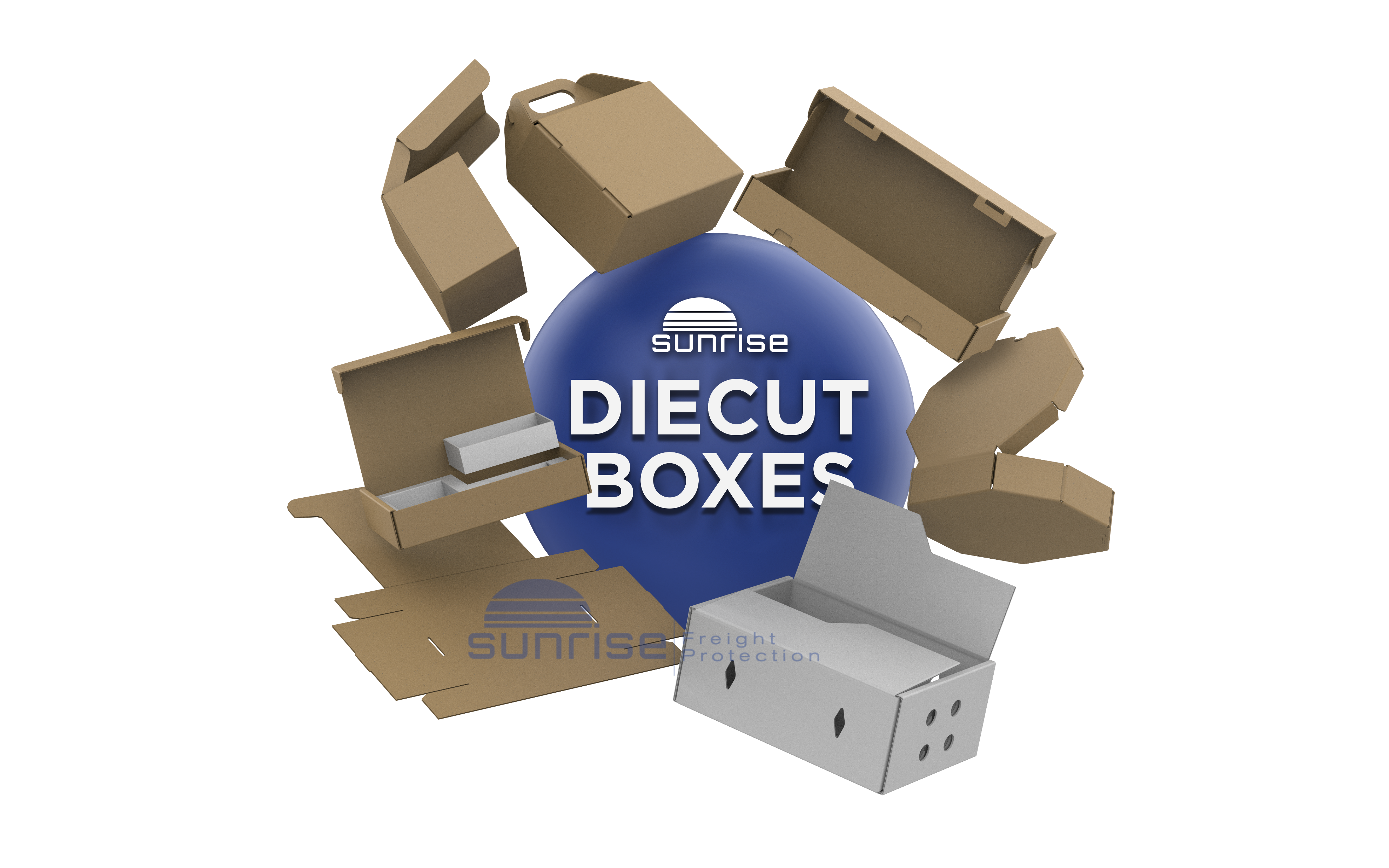 corrugated die cut boxes